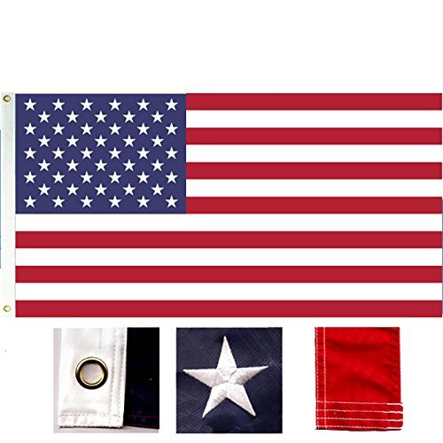 Vista Flags American (U.S.A.) 3×5 Embroidered Nylon Flag