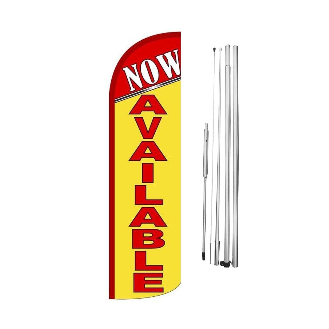 Now Available Swooper Flutter Feather Flag | 3ft W x 11.5ft Tall