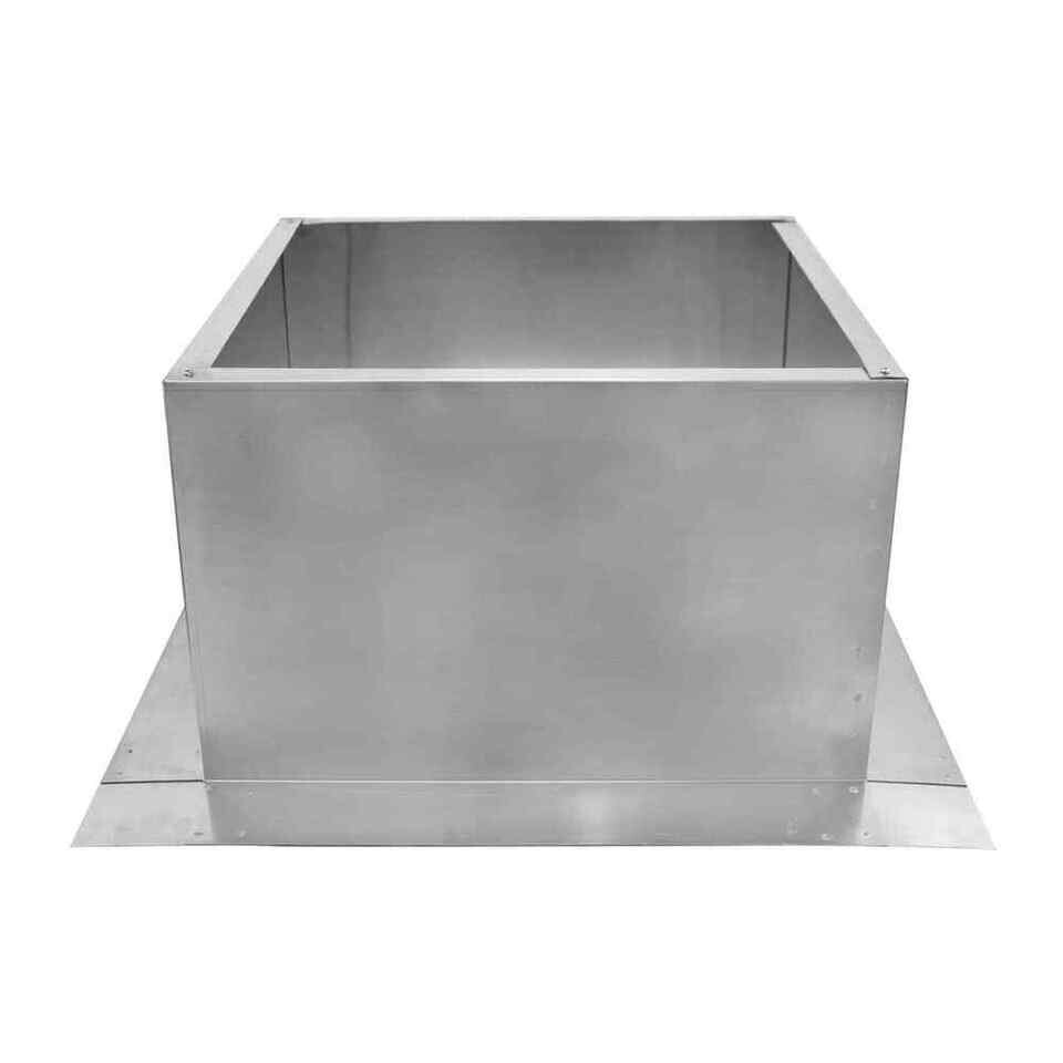 Aluminum Roof Curb Is 19 W X 19 L X 12 In. H Extension Provides Platform Mount