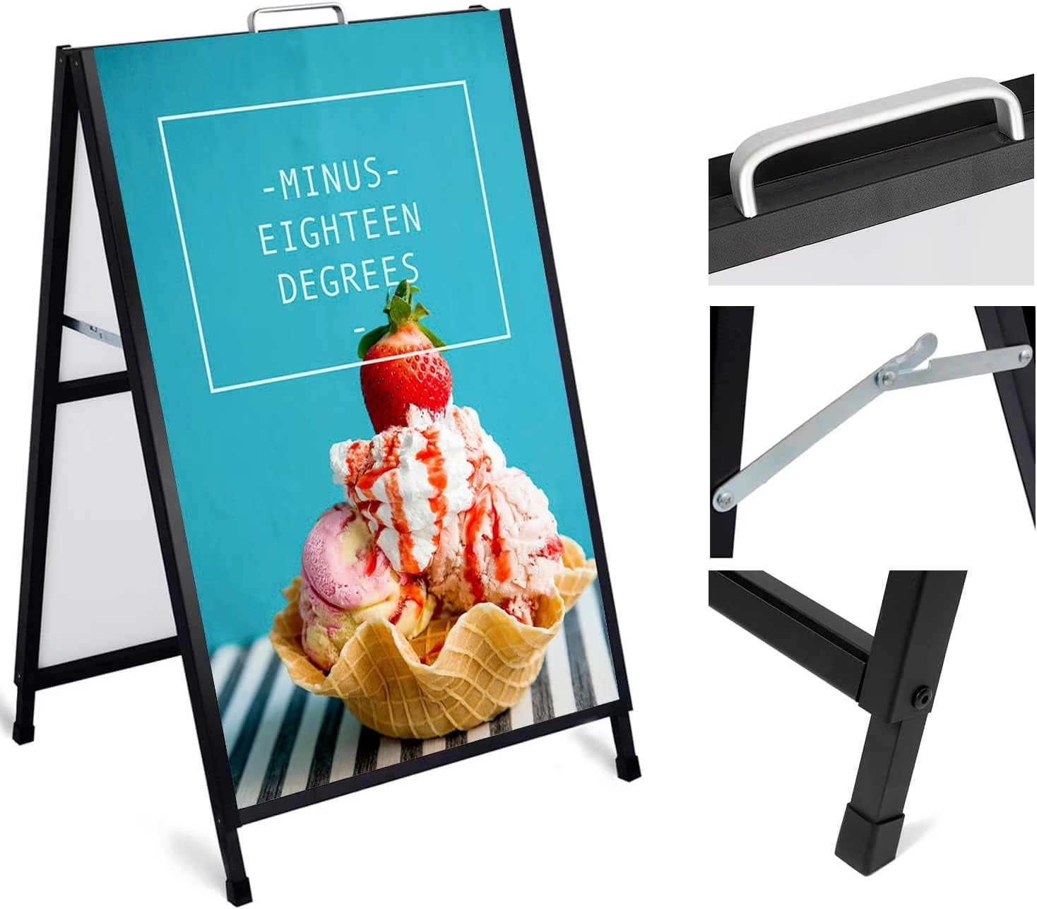 A Frame Signs 36 Inch Outdoor Heavy Duty Sandwich Board Double Sided Relx 24×36
