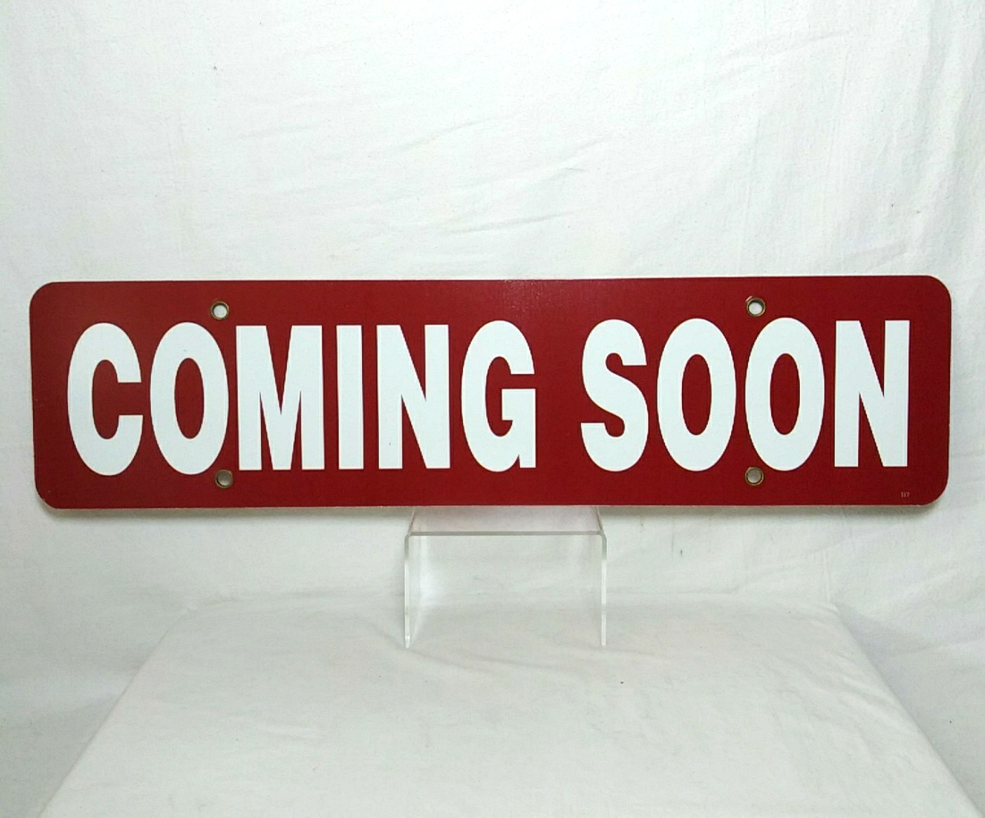 8 Real Estate Rider Sign Coming Soon 6X24 Weather Fade Proof Sign Metal Grommets