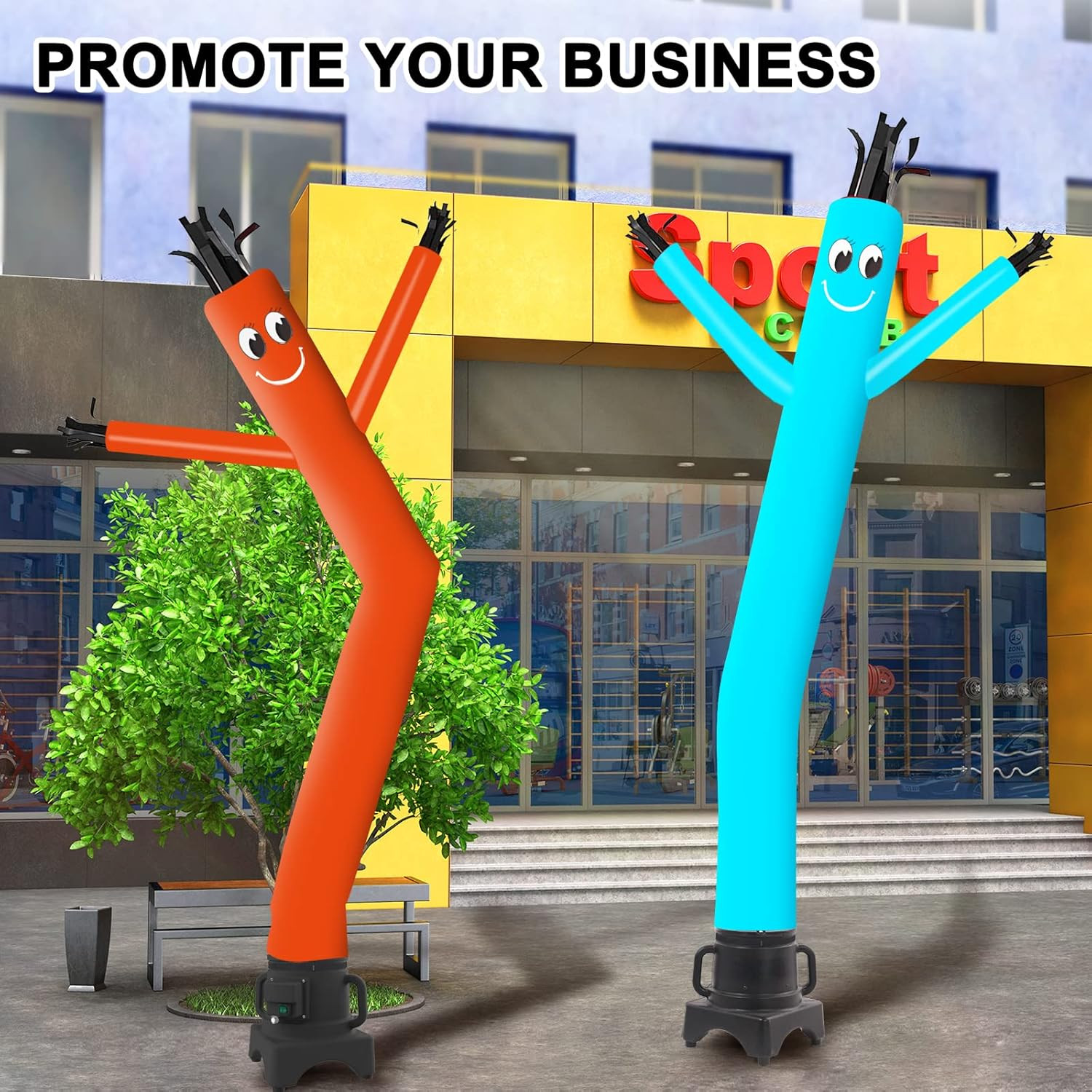 8FT Fly Puppet Dancer with 1/3Hp Blower Complete Set (Orange)