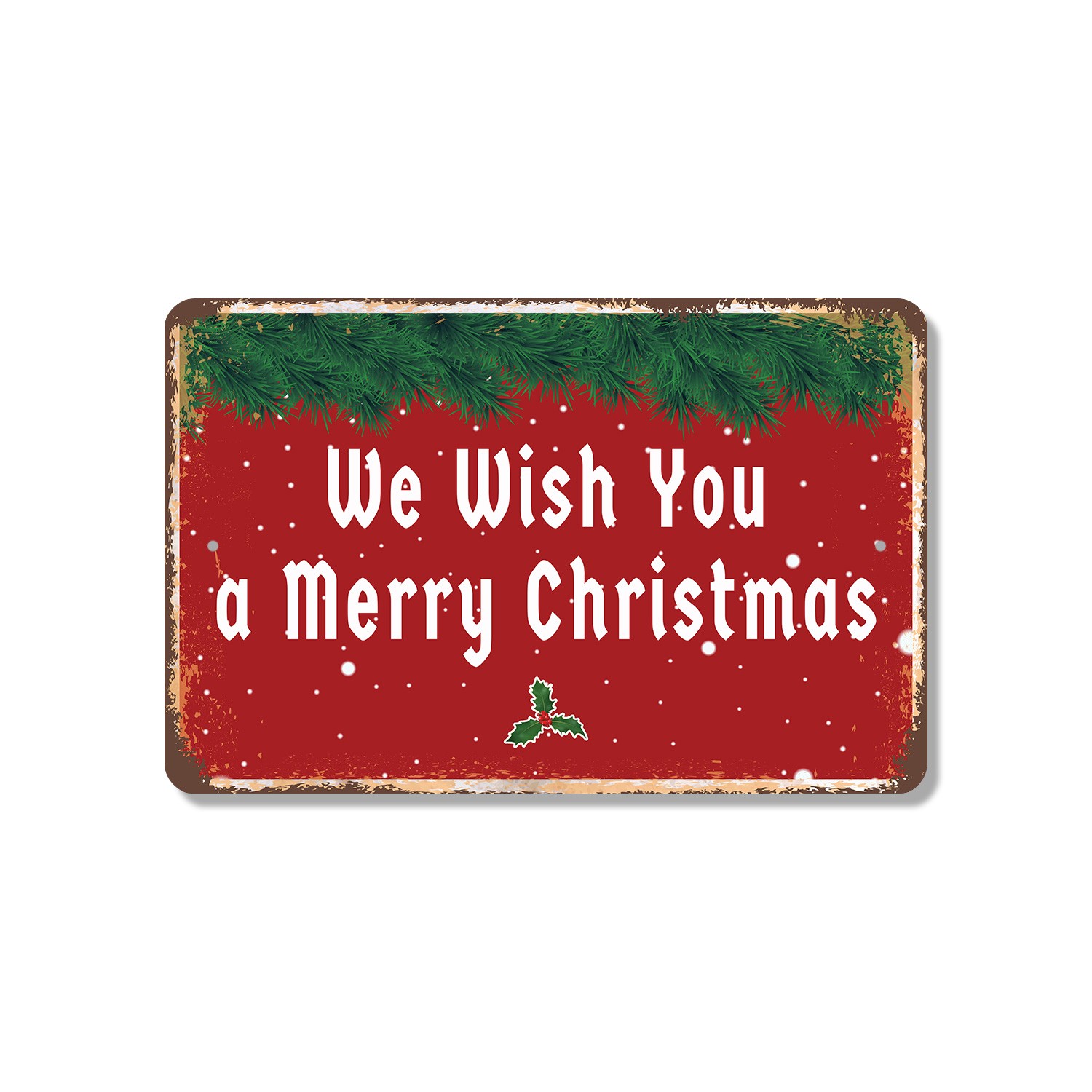 We Wish You A Merry Christmas Sign And A Cozy Night Durable Perfect for Living