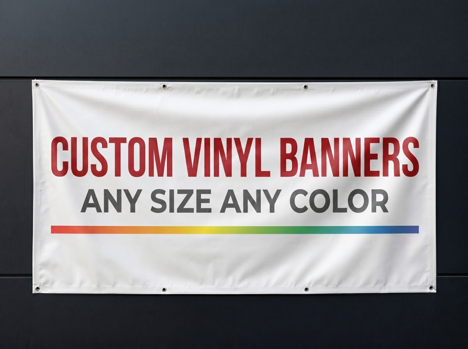 Custom Vinyl Banner 13oz Heavy Duty Outdoor Sign Any Size Fast Turnaround