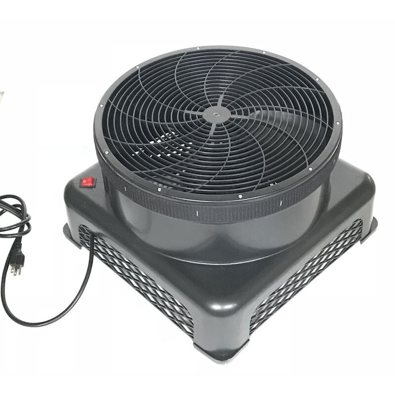 110V 17.7in Air Inflatable Blower Fan 750W for Dancer Wind Tube Man Puppet Black
