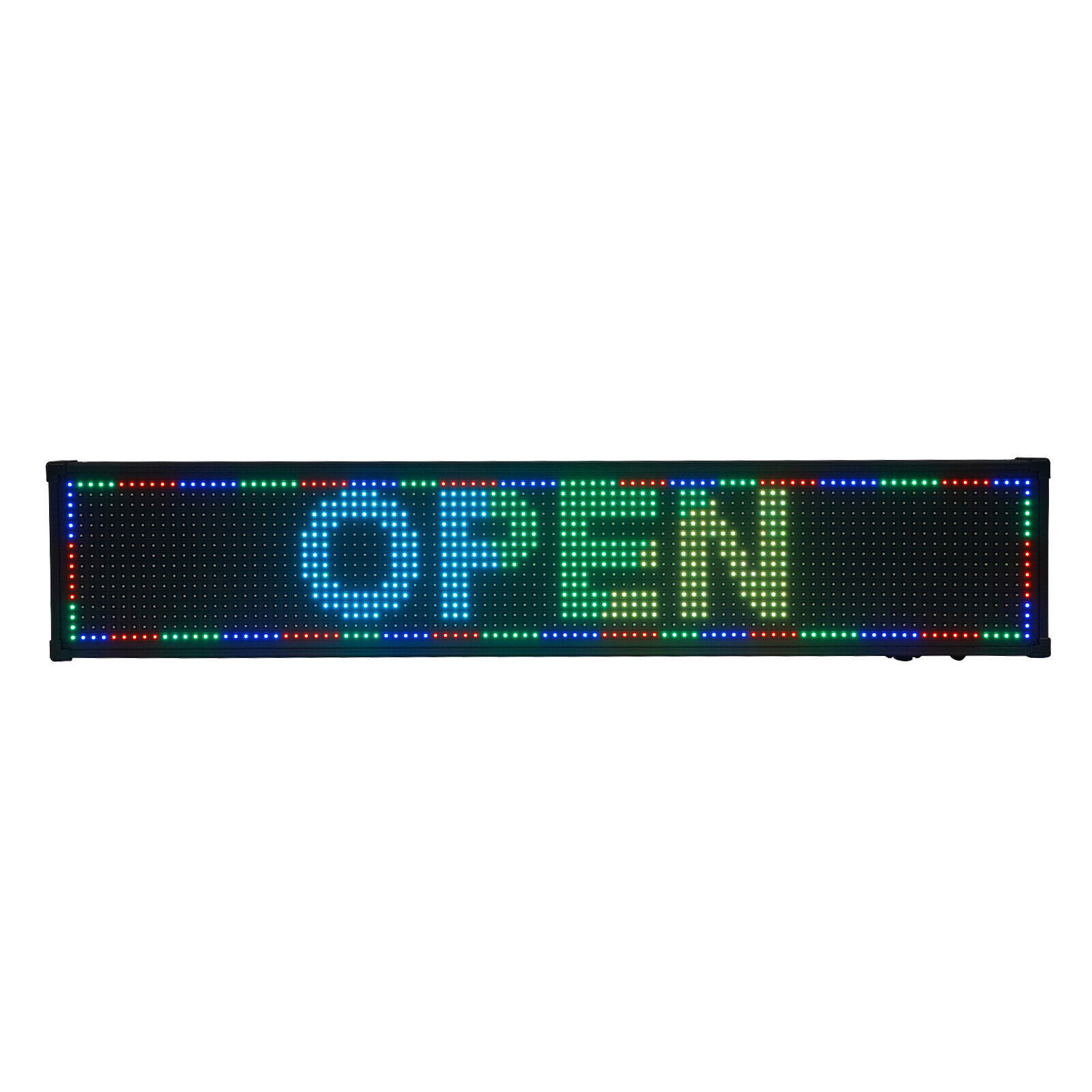 LED Scrolling Sign 26″*8″ Message Board Full Color RGB Programmable Sign