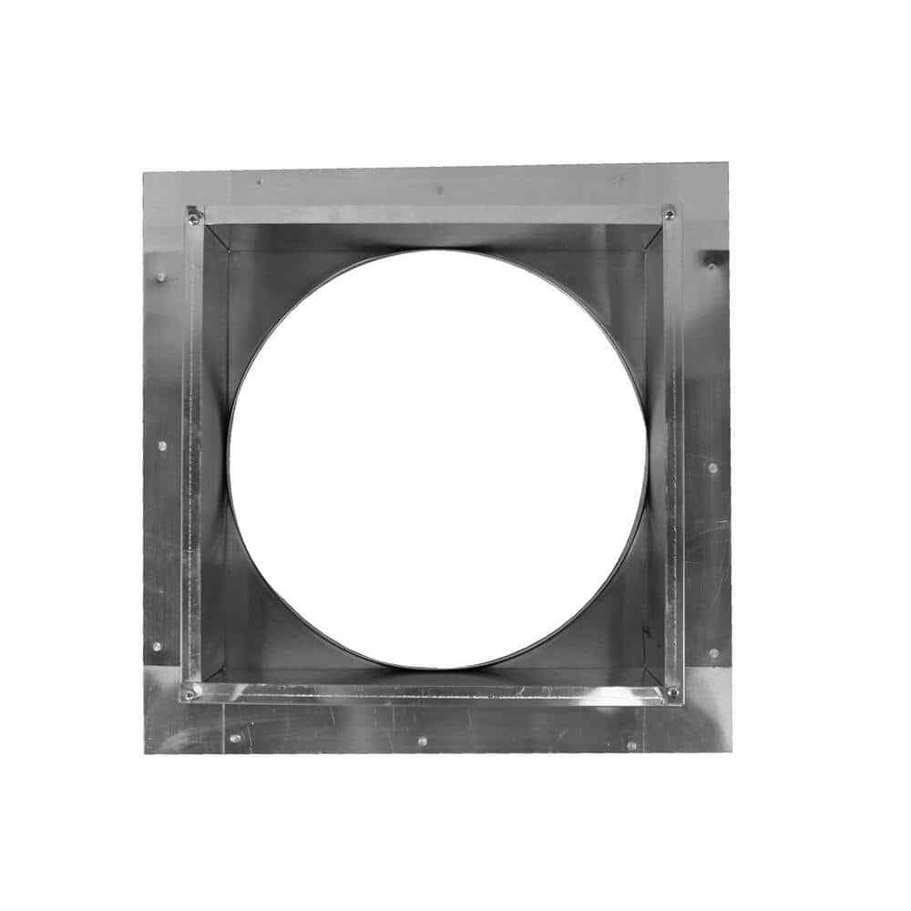 Preassembled Roof Curb, Box Is 12 In. Wide X 12 In. Long X 6 In. High Aluminum
