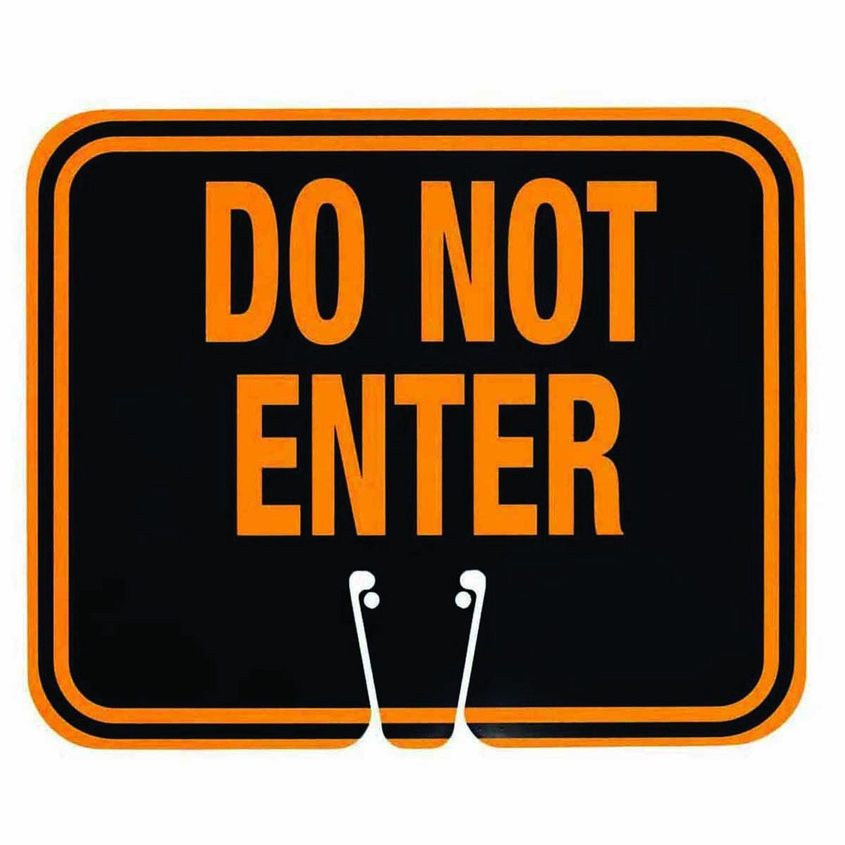 Cortina – 03-550-DNEG ABS Plastic Traffic Cone Sign”Do Not Enter” 03-550-DNE …