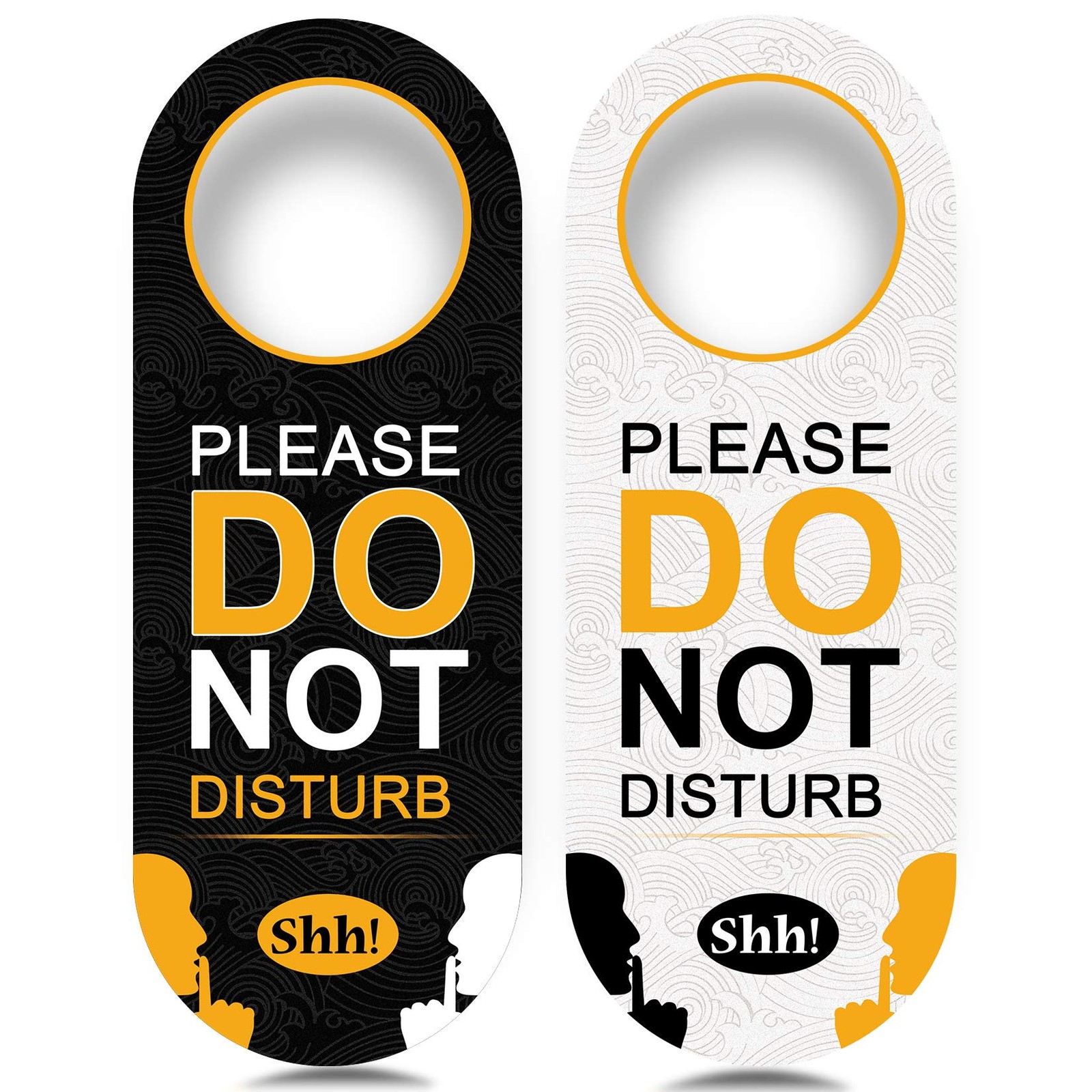 2 Pack Do Not Disturb Door Hanger Sign for Bedroom Hotel Home Office