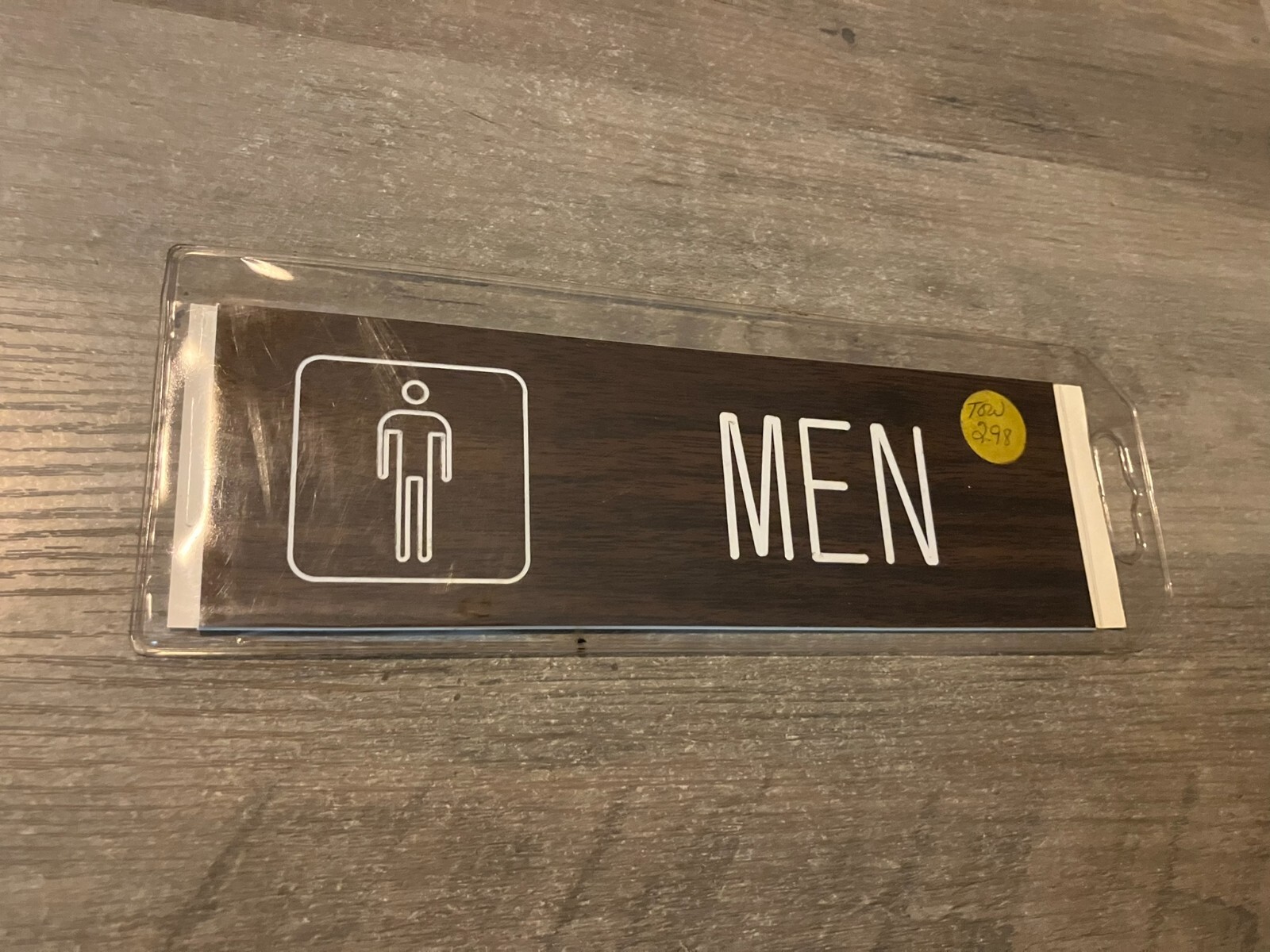 VTG Keene Men Bathroom Sign Mens