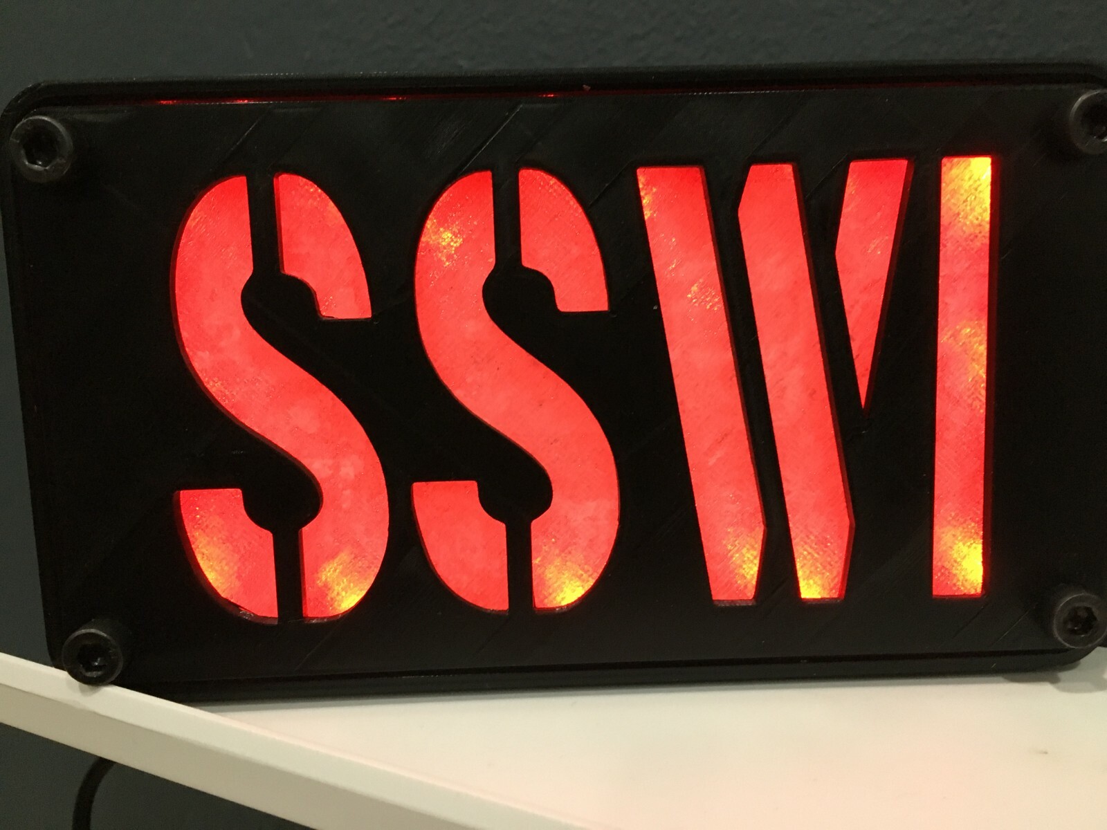Custom MultiColor LED Wall or Desk Sign With Remote – Add Any Name You Want, USA