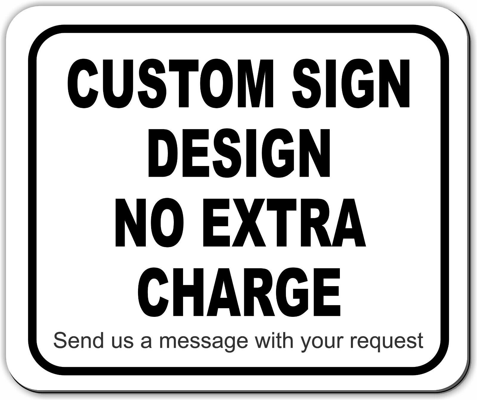 CUSTOMER PARKING NO TURN AROUND no U-Turn YELLOW Metal Aluminum composite sign