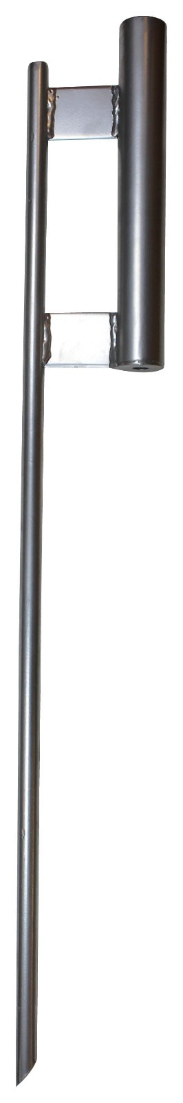 Checkered Black/White 15′ Tall Windless Swooper Feather Banner Flag & Pole Kit