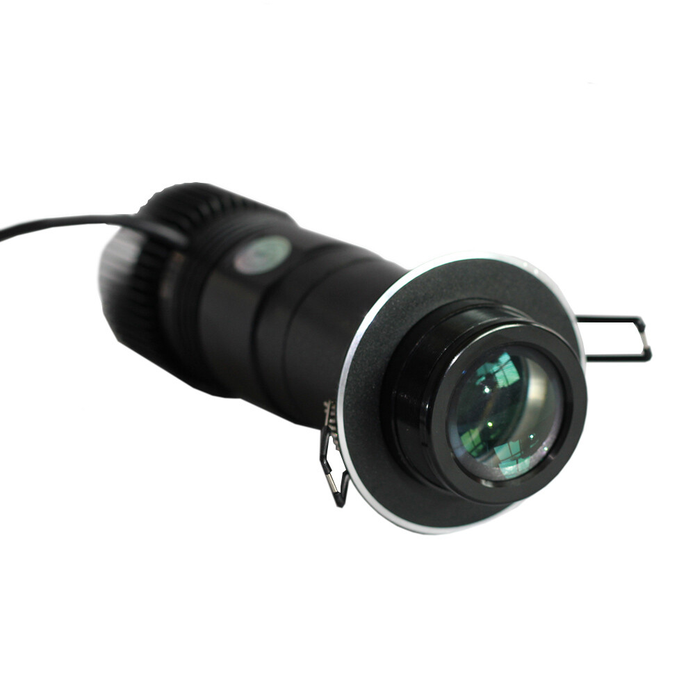 10W Embedded Black Desktop or Mountable LED Gobo Projector Advertising Logo lamp