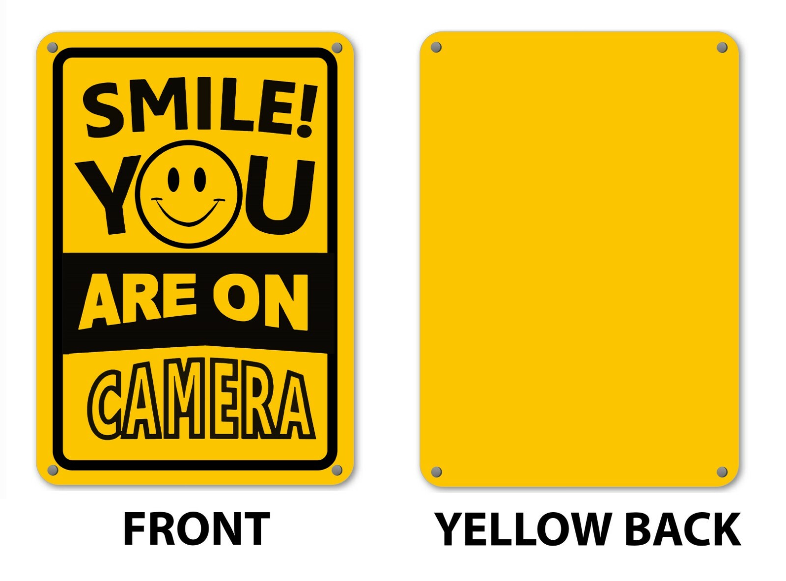 Smile You’re On Camera Sign Home Security Waterproof UV protected CCTV Signs NEW