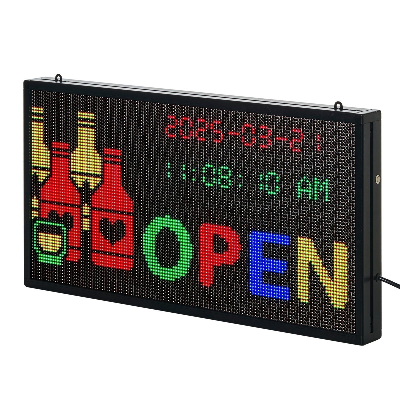 27x14in P5 Full-color LED Programmed Scrolling Digital Display Sign Board