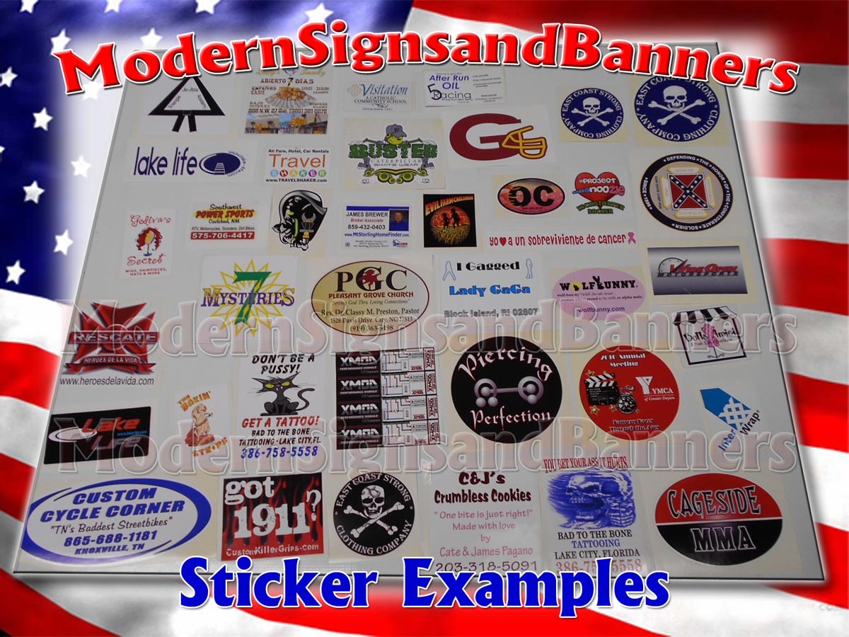 30 5×5 Custom Printed Full Color Outdoor Vinyl Car Bumper Sticker Decal Die Cut