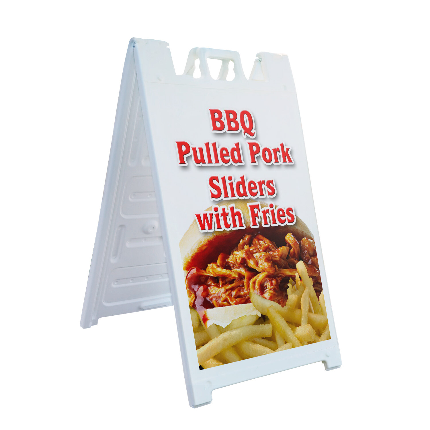 A-frame Sidewalk Bbq Pork Sliders 24″ x 36″ Double Sided A-Frame Sidewalk Sign