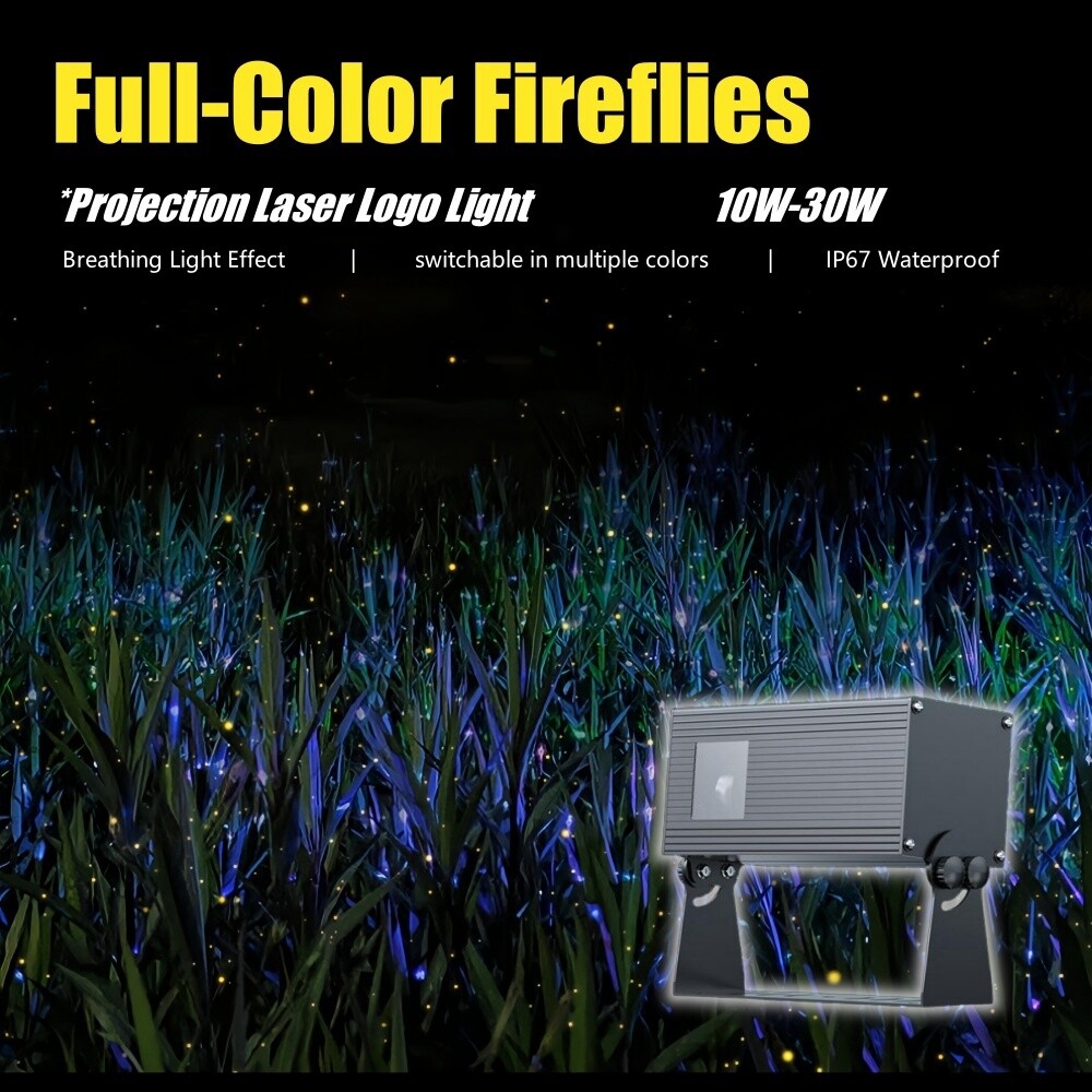 Waterproof Laser Sky 10W-30W Firefly Projection Lamp Laser Light IP67 Projector