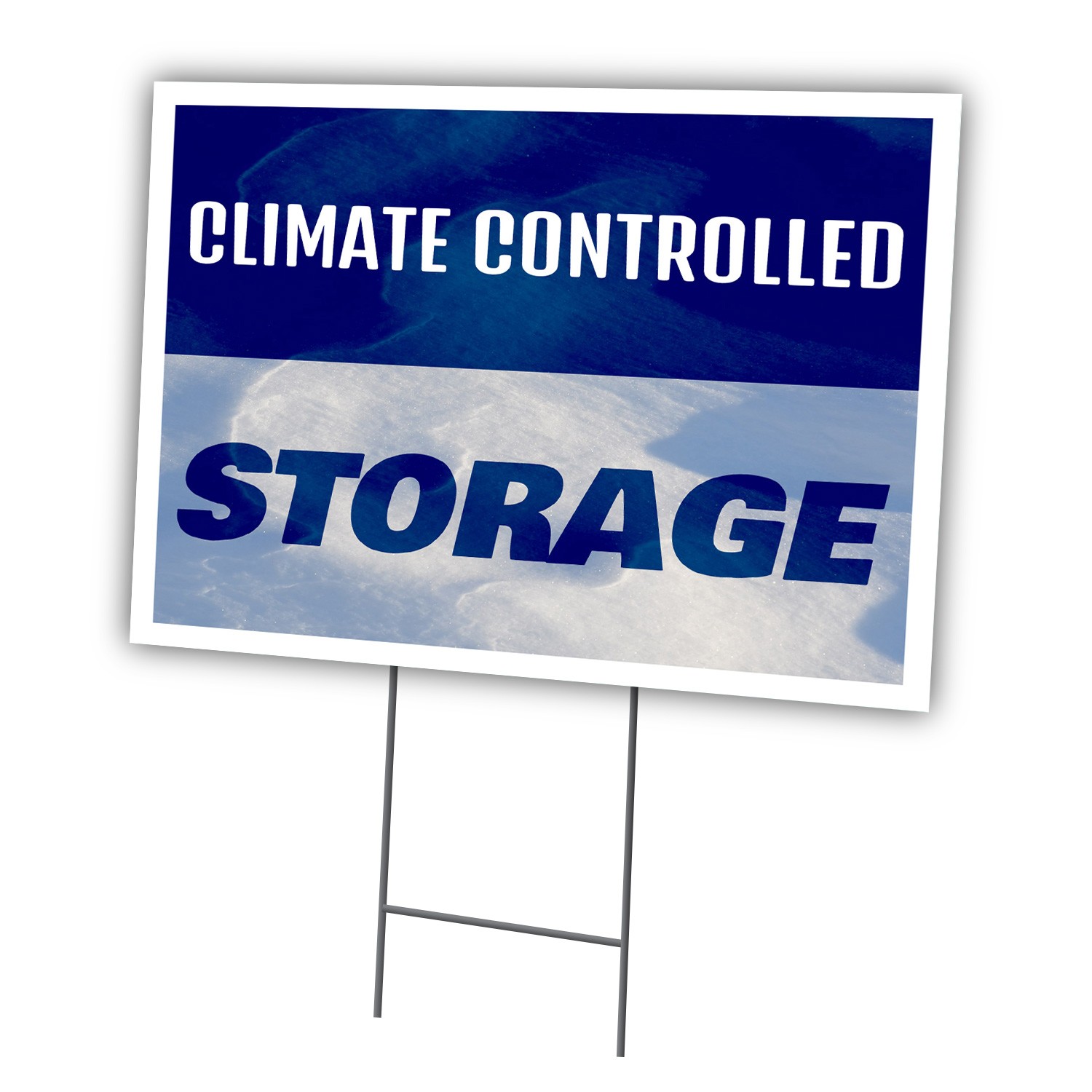 Climate Controlled Storage Yard Sign & Stake Coroplast Storage Units Rent
