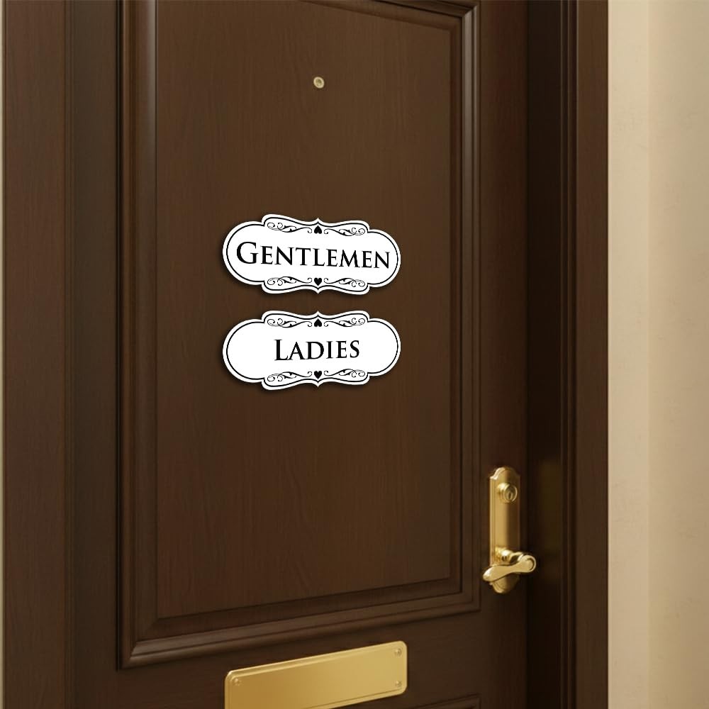 Designer LADIES GENTLEMEN 2Pack Black/Gold Large 1 Pack