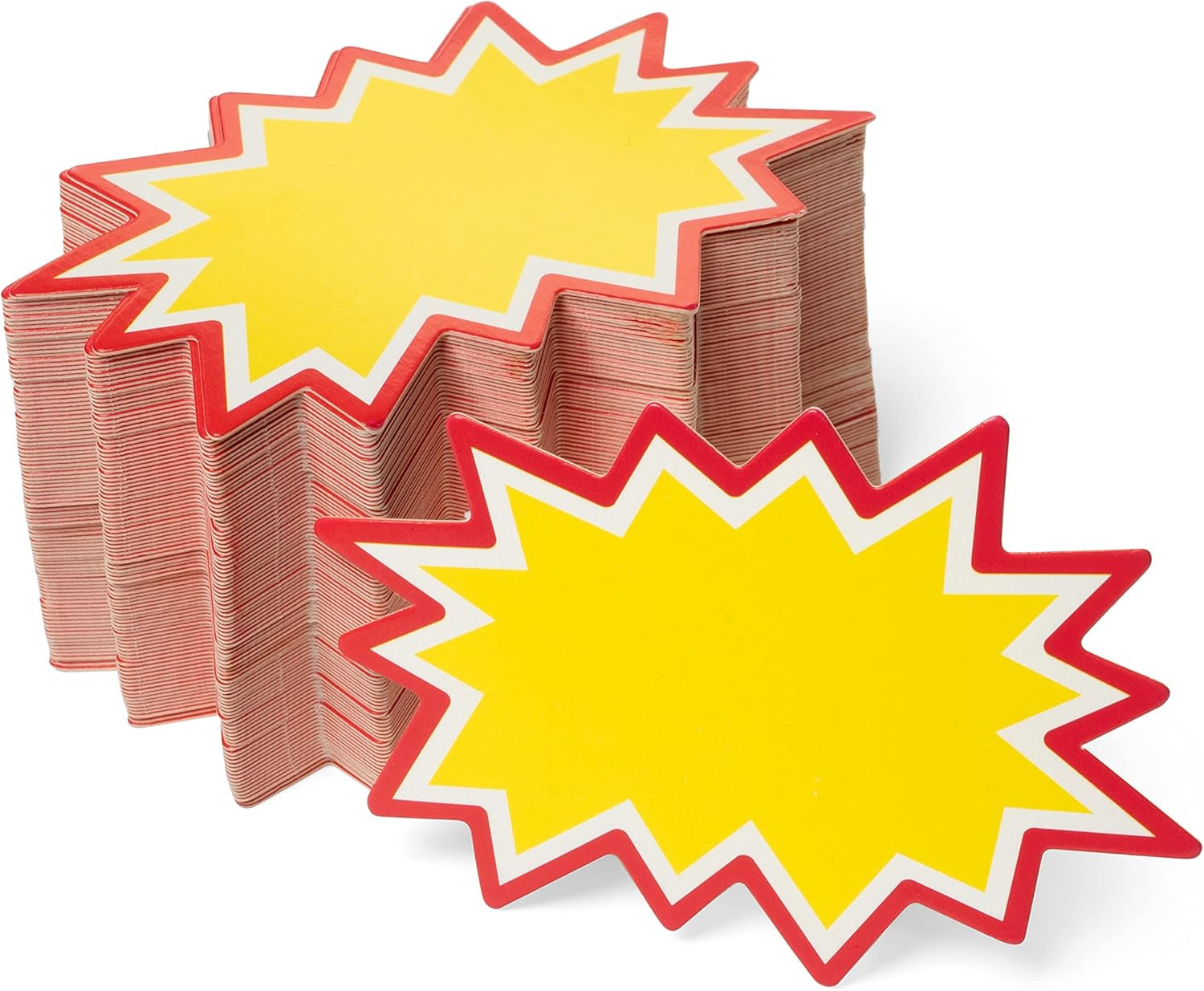 Starburst Signs with Stickers 200Pcs | Sale Price Tags for Garage Sale Estate S