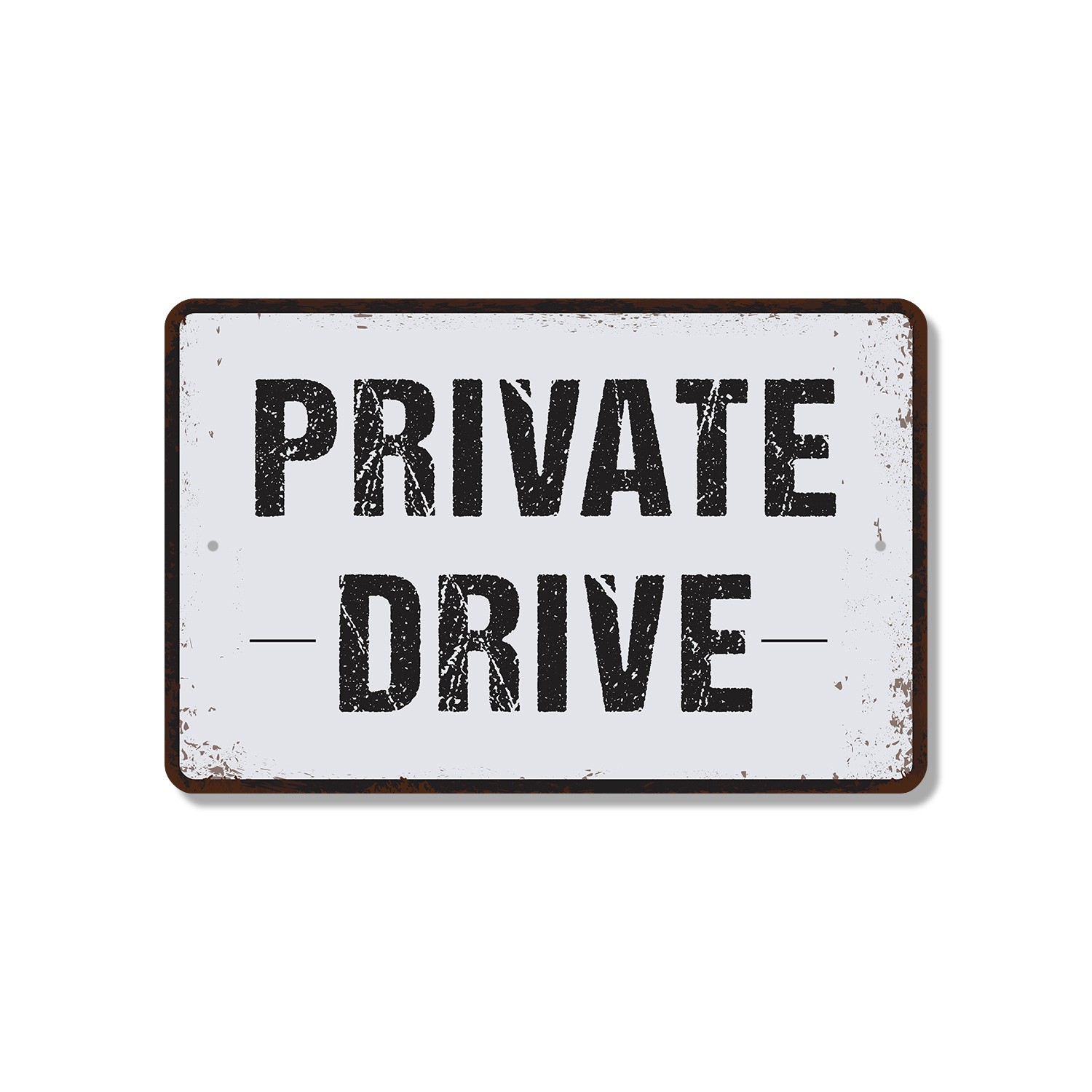Private Drive No Turn Around Sign No U Turns No Loitering Perfect for Driveways