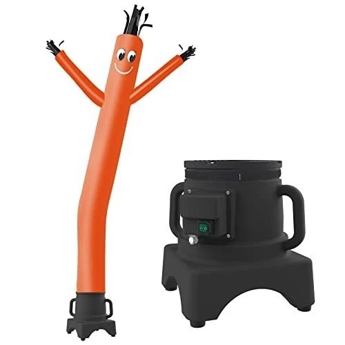 8FT Inflatable Waving Man Fly Puppet Dancer with Blower Green