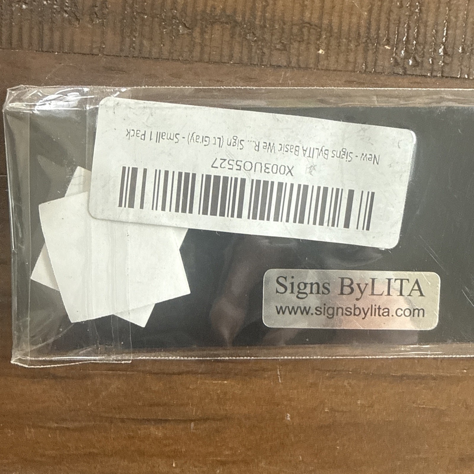 Basic We Reserve The Right To Refuse Service To Anyone Sign Lt Gray 2.5″ X 6″