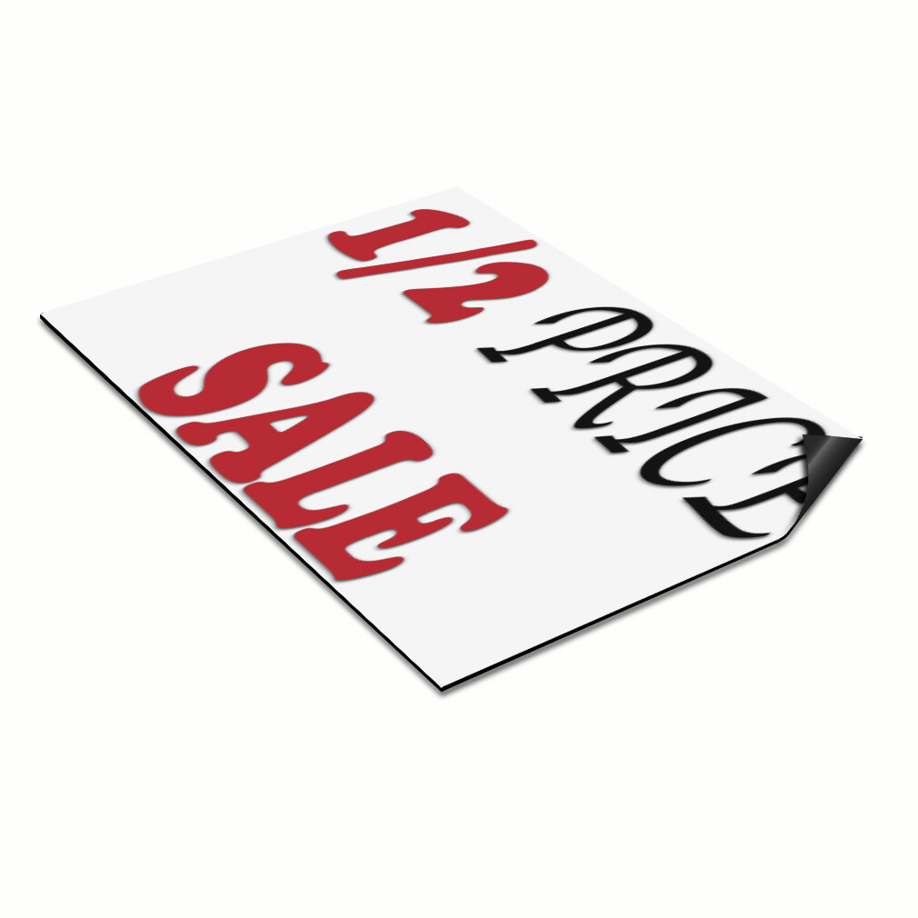 Car Magnet Set of 2 1 2 Price Sale Advertising Printing A Industrial Sign