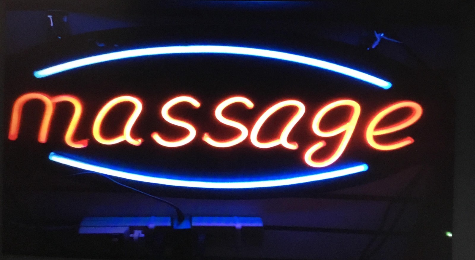 Massage Neon Sign,Store Sign,Business Sign,Window ,smoke shop sign 60 X 30 cm