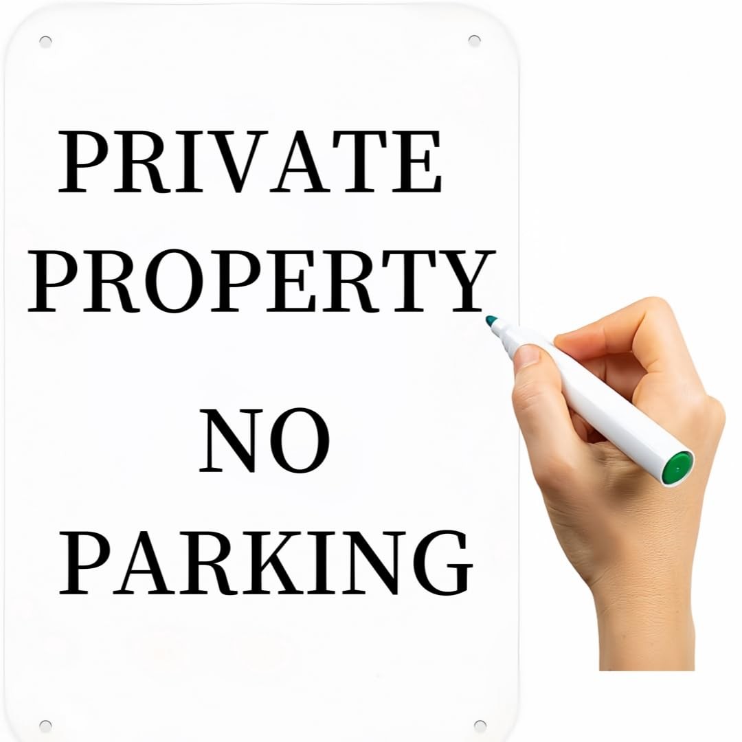 14×10 White Aluminum Sign Blanks 2-Pack 0.04″ Thick Aluminum Sign Boards