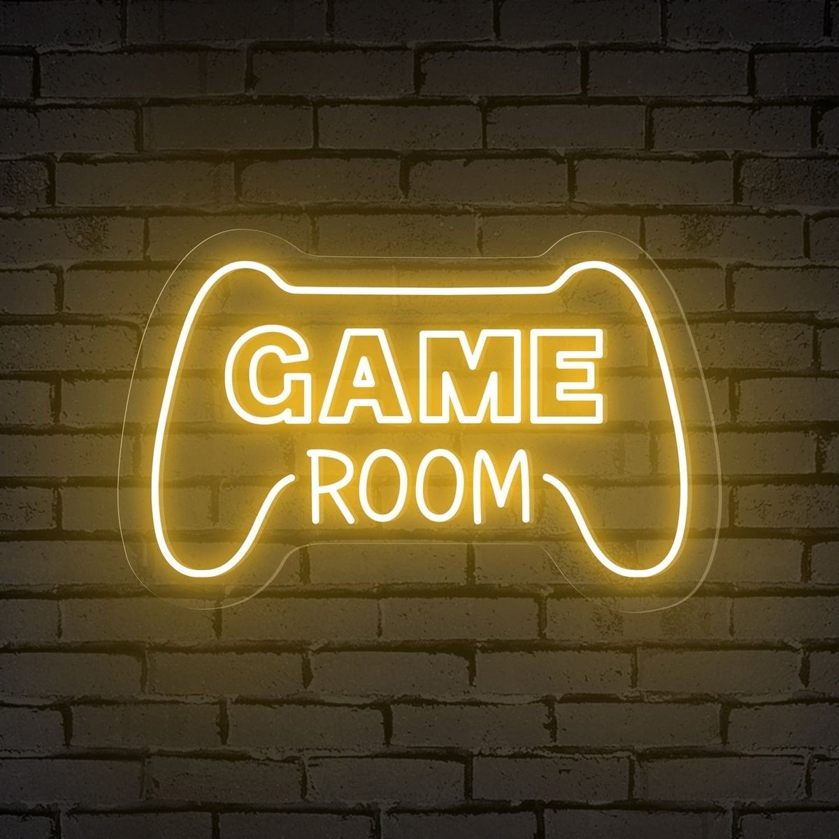 Game Room Neon Sign – LED Gamer Wall Decor for Video Game Room, Bedroom, Mancave
