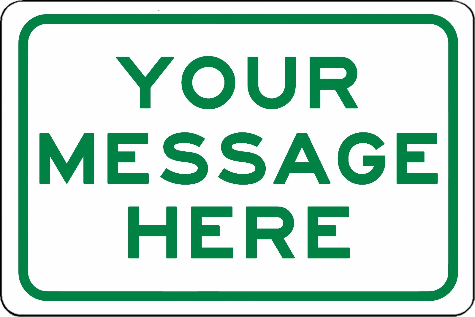 New Custom Sign With Your Text Personalized 12″ x 8″ Aluminum Sign Will Not Rust
