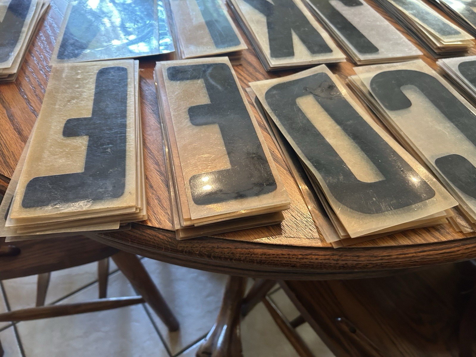 290 Plastic Sign Letters 8.75″ used