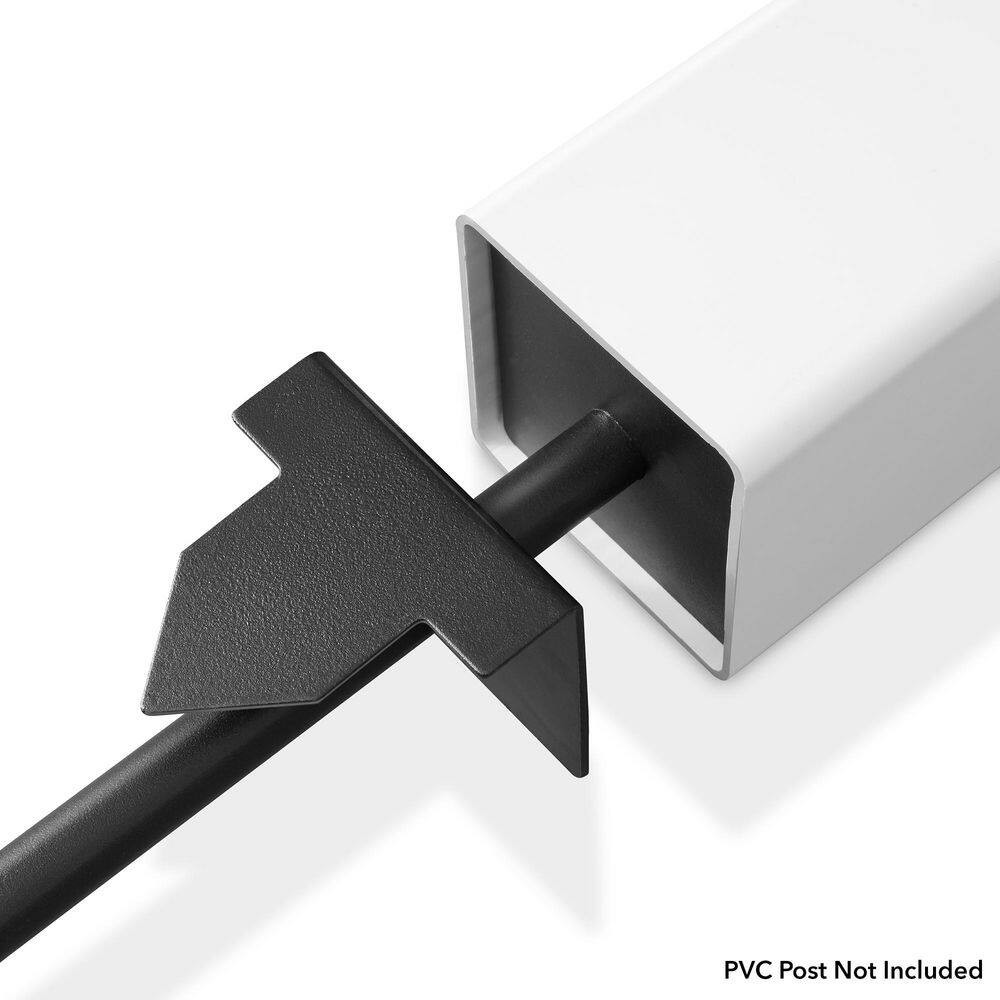 30″ Replacement Real Estate Yard Sign Post Stake – Black Steel