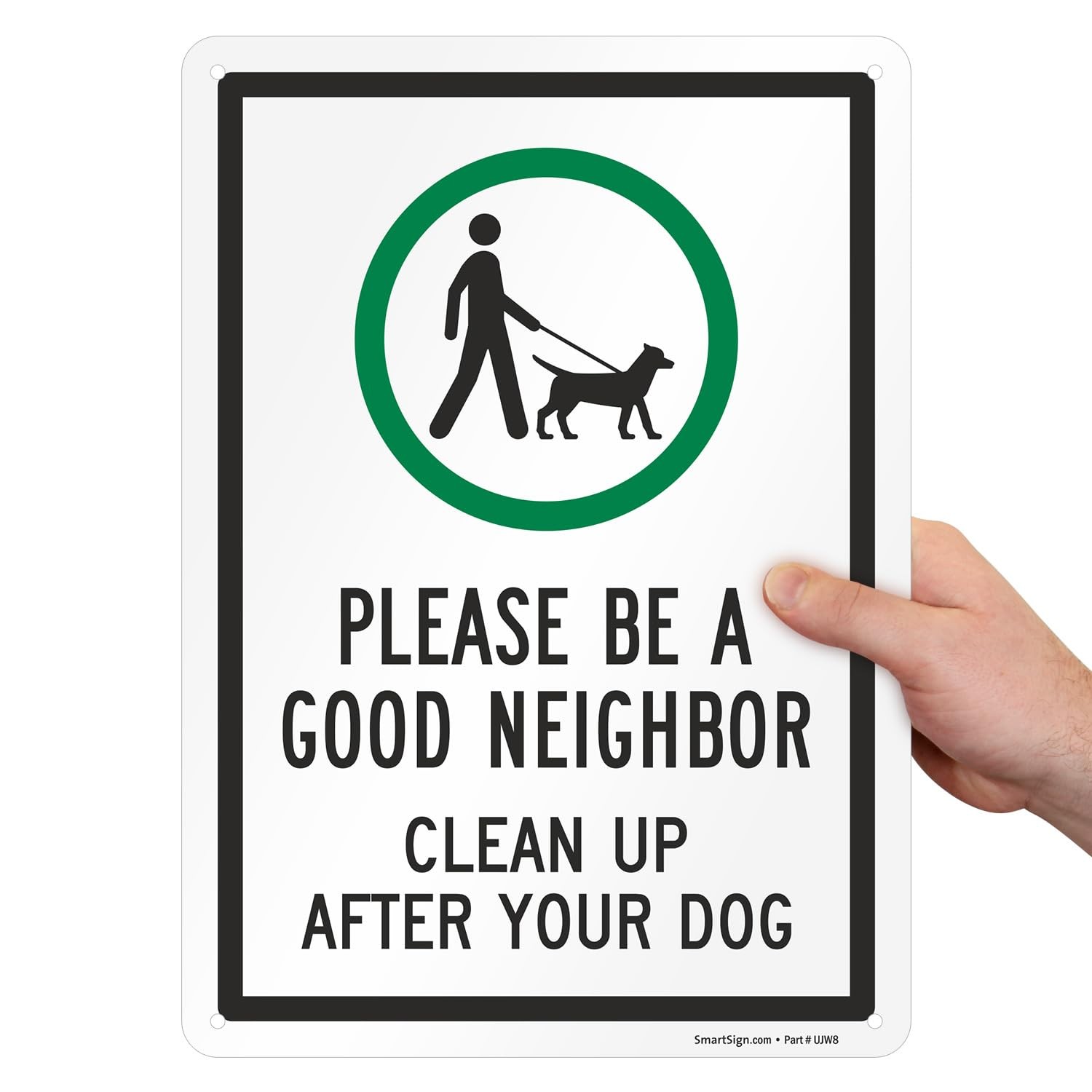 14 x 10 inch Laminated Rustproof Aluminum Neighbor Sign -Made 100+ Years of S…