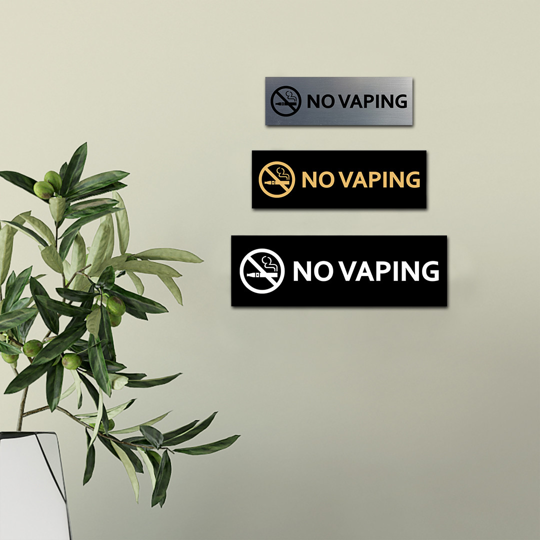 Basic No Vaping Sign