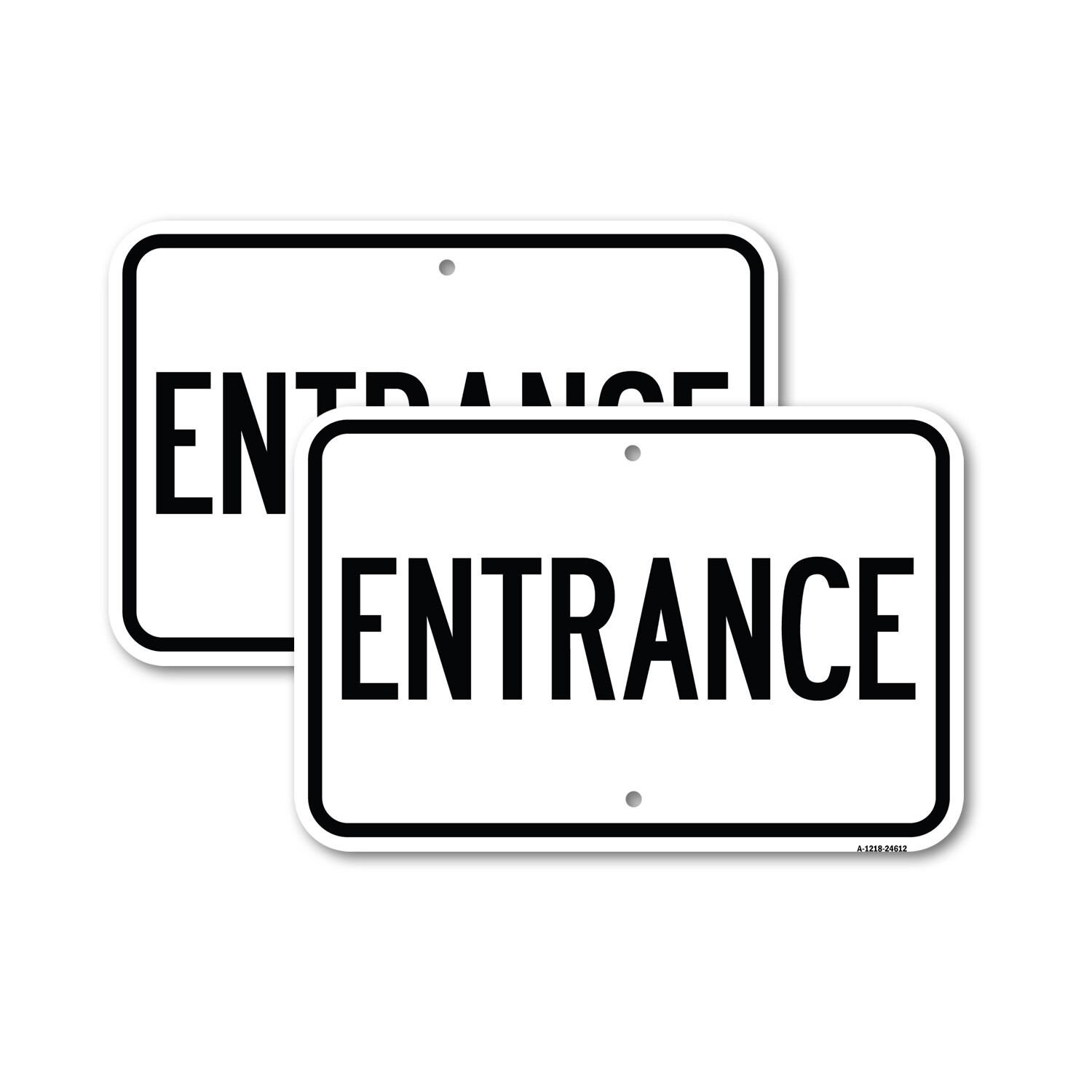 Traffic Entrance Sign Entrance Heavy Gauge Aluminum Parking Sign