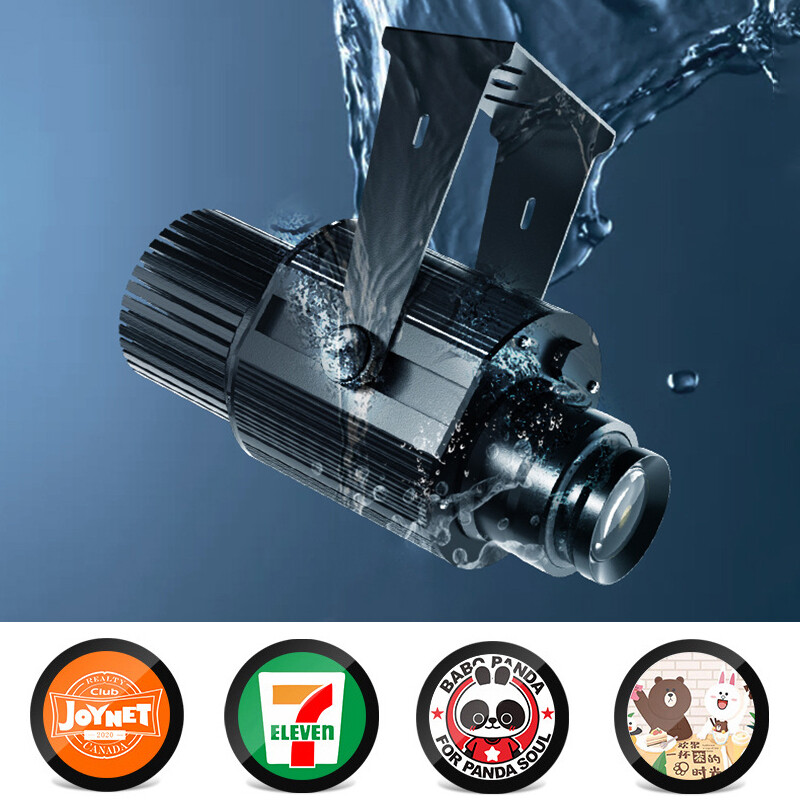 50W Waterproof LED Gobo Projector Outdoor Remote Control Advertising Logo Light