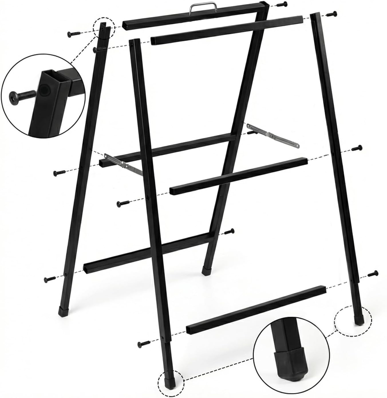Heavy Duty a Frame Sign 24X36 Inch – Double Sided Slide-In Metal Sandwich Board