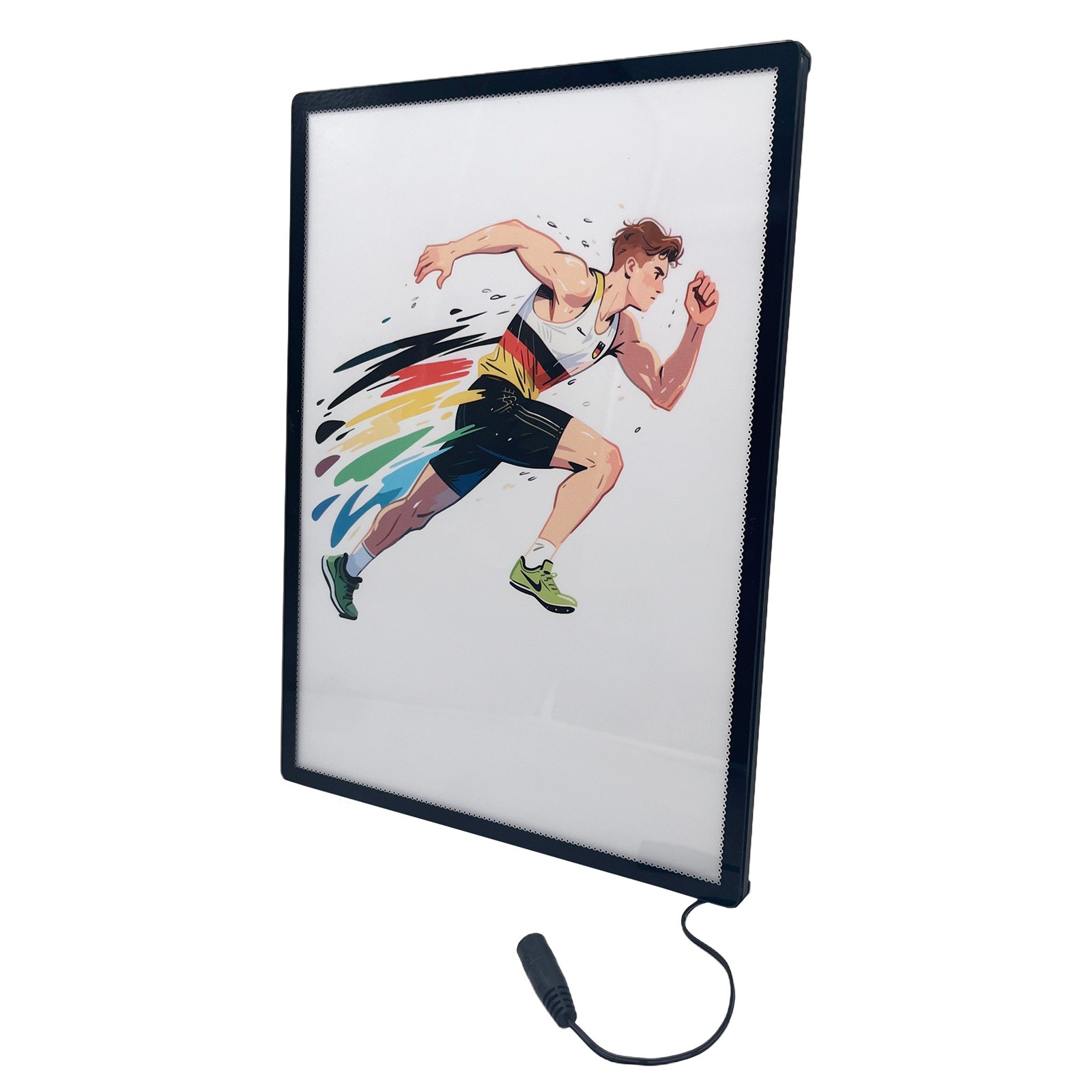 A4 Backlit Aluminum Movie Poster Frame Wall Mounted Advertising Display