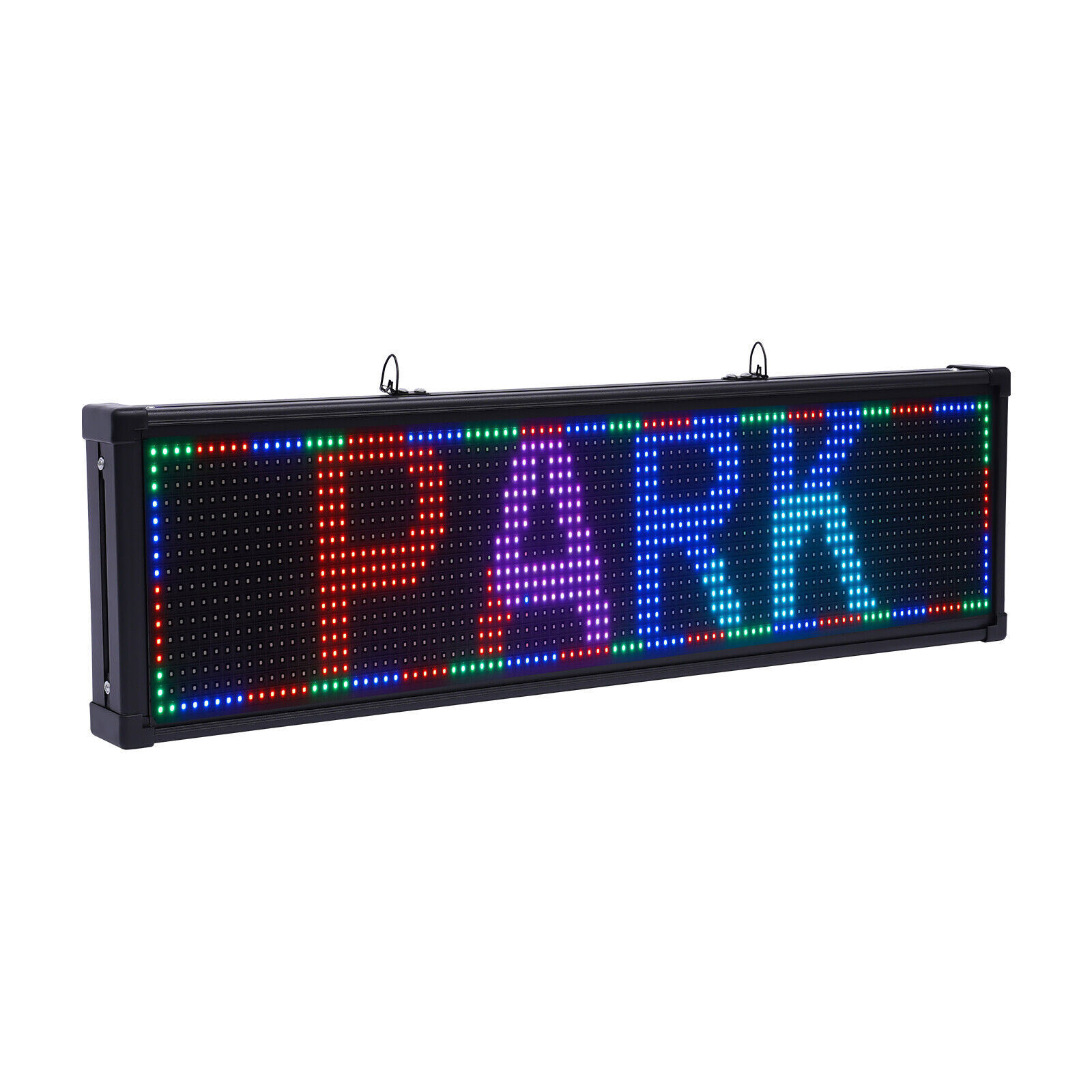 LED Scrolling Sign 26″*8″ Message Board Full Color RGB Programmable Sign