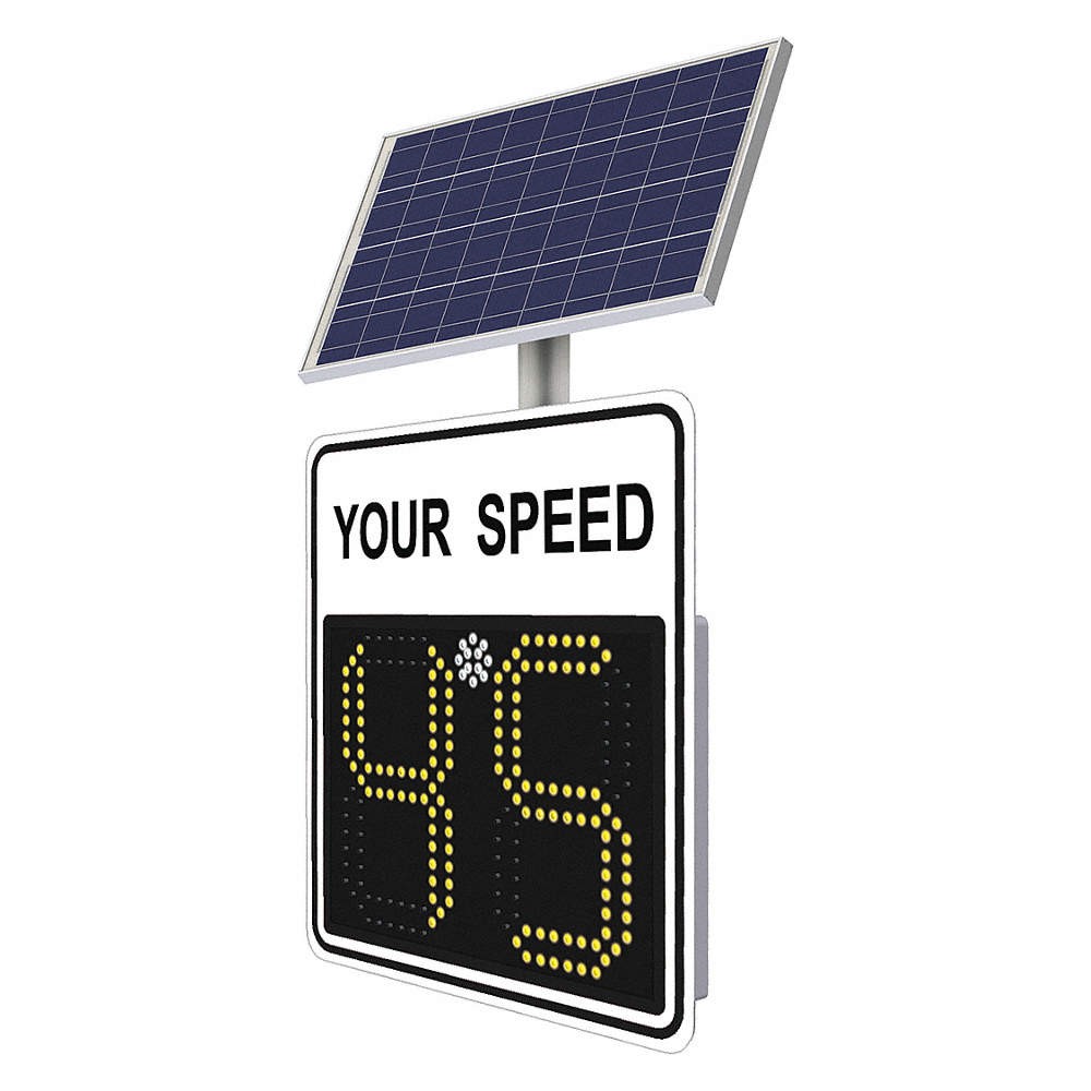 TAPCO LED Radar Speed Sign,Aluminum,28×28″ 48HP22