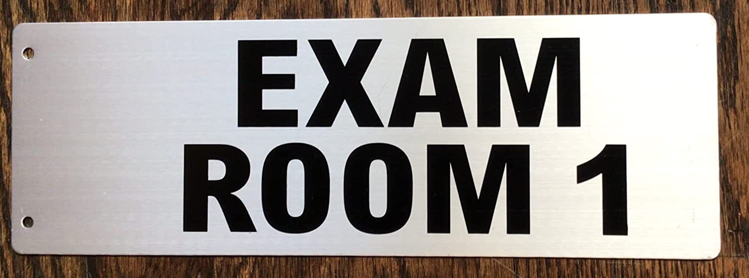 EXAM Room 1 Sign-Two-Sided/Double Sided Projecting, Corridor -REF24-1027