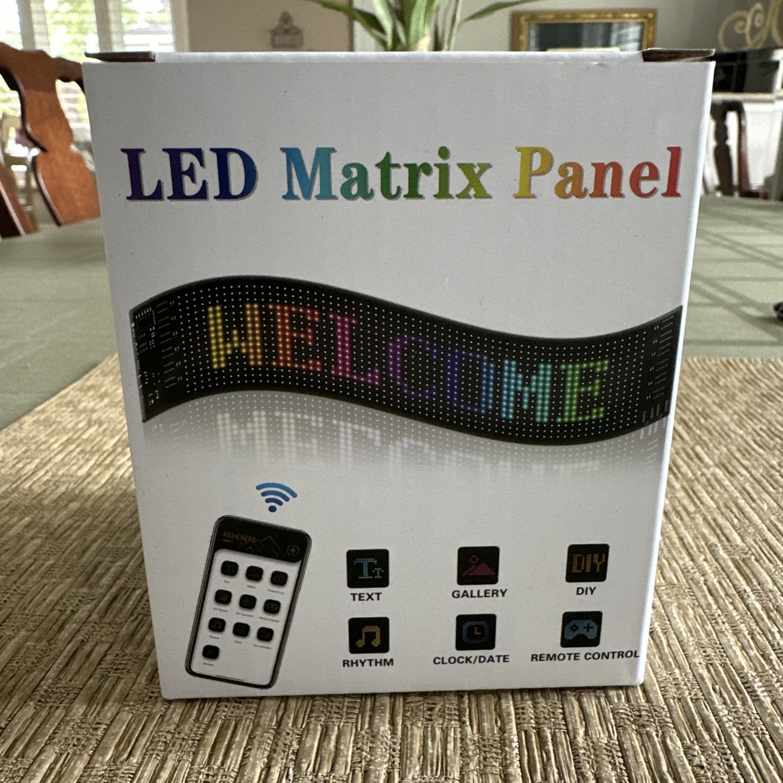 3×7 size Programmable Flexible LED Matrix Panel, APP Control Custom Text