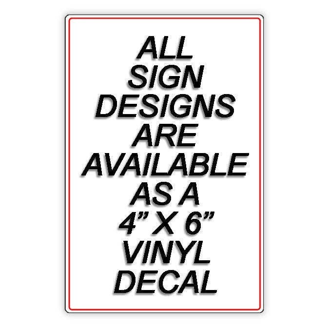 No Trespassing Property Protected Video Surveillance Sign / Decal Warning