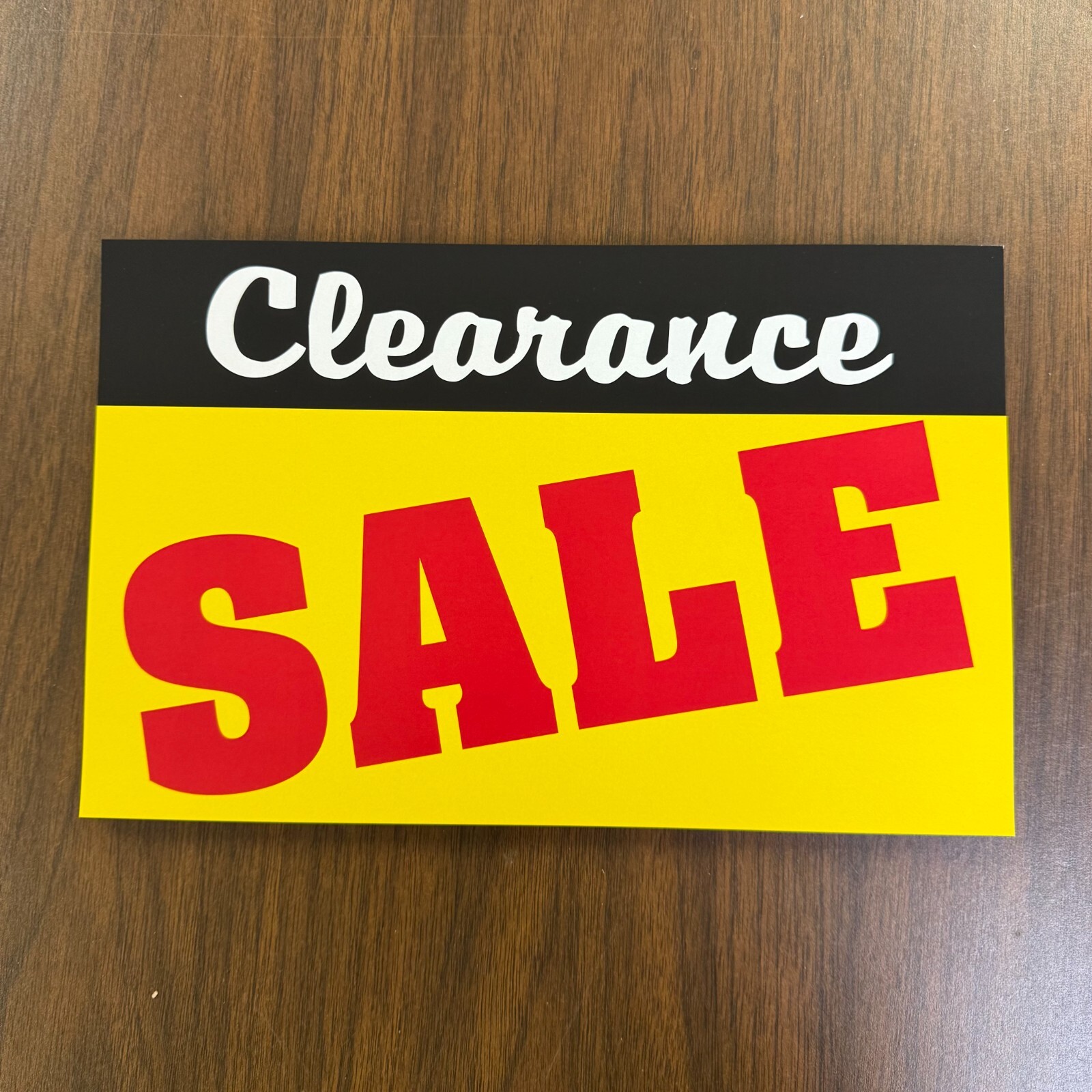 Clearance Sale Price Signs for Retail Displays -11″w x 7″H-10 pieces