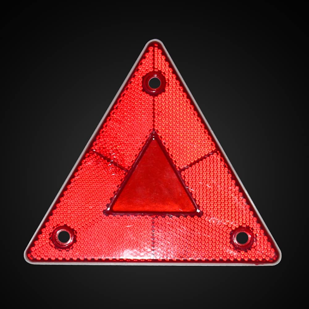 Enjoyist 6 Pack Red Slow Moving Vehicle Triangle Sign
