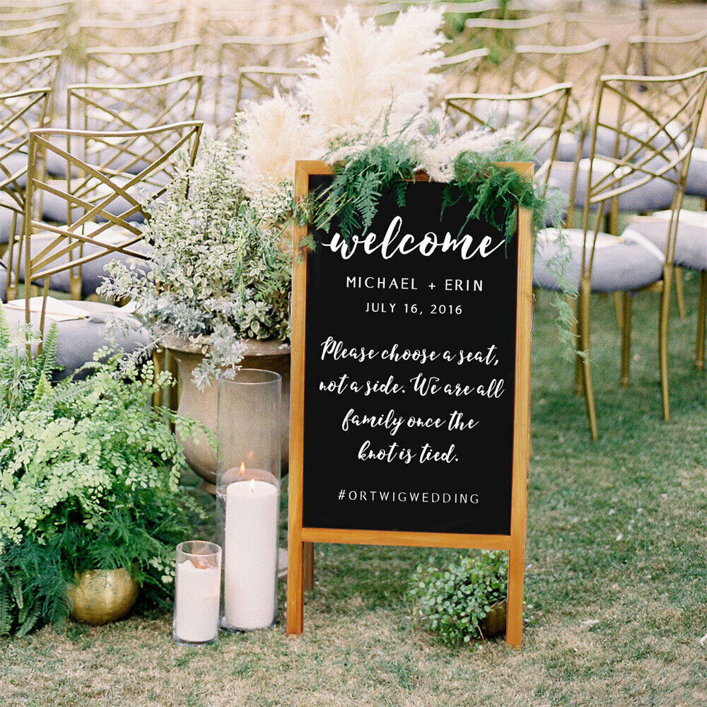 Sturdy Floor Standing A-Board Frame Pavement Sign Shop Home Chalkboard Display